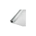 Creative Converting Roll Plastic Table Cover, 100-Feet, Shimmering Silver - 013017