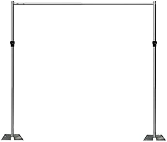 Event Decor Direct 1 - Panel Pipe and Drape Kit - Crossbar for Pipe and Drape with Friction Locks - 8-14 Feet Tall x 7-12 Feet Wide (Adjustable) - Only Hardware