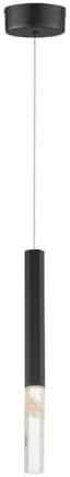 ET2 Diaphane - 15.75 Inch 5W 1 LED Pendant-Black Finish