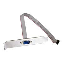 IEI Technology19800-000300-100-RS RS-232 Cable with Bracket,L:30cmD-9M,10-pin(2x5) connectors P:2.0