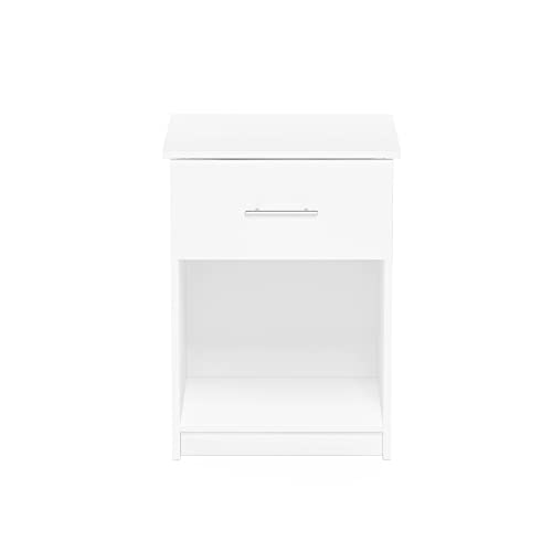 Image of Furinno Tidur Nightstand, Solid White