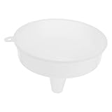 FOMIYES Embudo de Boca Ancha y Gran Tamaño de Plástico Transparente para Cocina y Transferencia de Líquidos como Aceite y Jugos, Apto para Uso Doméstico y Actividades al Aire Libre