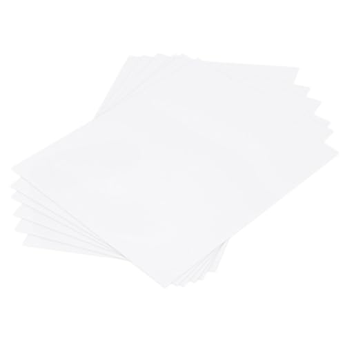 Image of MECCANIXITY ABS Plastic Sheet 12 Inch x 8 Inch x 0.06 Inch ABS Styrene Sheets for Building Model DIY Crafts Panel White 8 Pcs