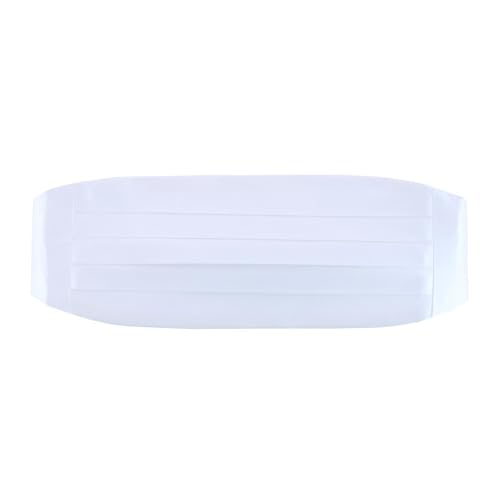Image of Trafalgar Men's Sutton Solid Color Silk Cummerbund