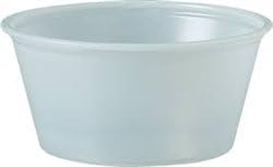 Dcc P325N Translucent Polystyrene Souffle Cup - 3.25 oz.
