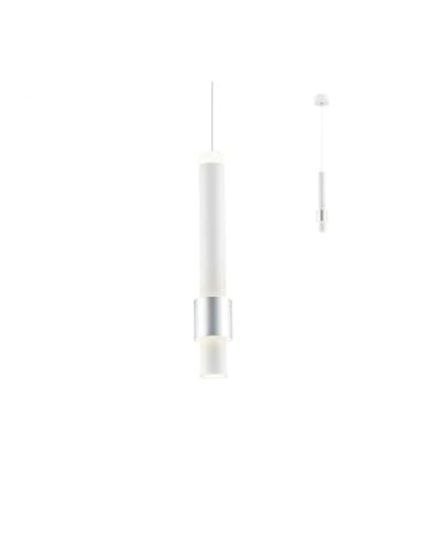 Lustre à LED suspension moderne en aluminium blanc pour corriger un manque de lumière