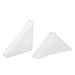 MECCANIXITY PP Corner Protector Triangle 47x12mm for Ceramic, Glass, Metal Sheets White Pack of 50