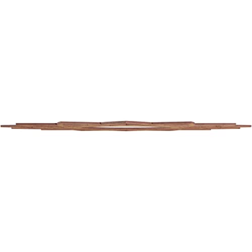 Image of Ekena Millwork 30 inchOD x 11 1 /2 inchID x 1 /4 inchT Eleanor Wood Fretwork Pierced Ceiling Medallion, Walnut