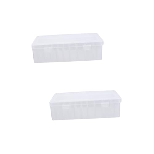 ARTIBETTER 42 Slots Transparent Sewing Thread Holder Case Box Durable Storage for Thread Spools Portable and Lightweight Lock Keep Clean for Crafting and Organization