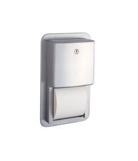 B-4388 Contura Series Recessed Multi-Roll Toilet Tissue Dispenser - Satin Finish Stainless Steel