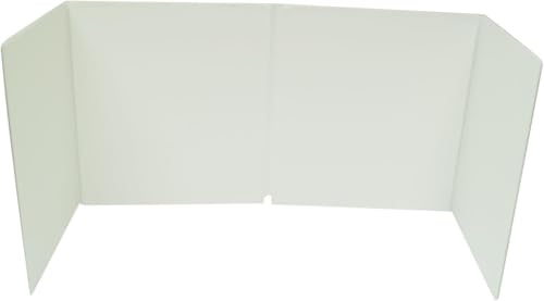 Mr. Splash Grinder Splash Guard – 4-Panel Vinyl Shield for Glass Grinders – Protects Work Area from Debris – 21" x 8" x 11.25" – Easy to Set Up and Clean
