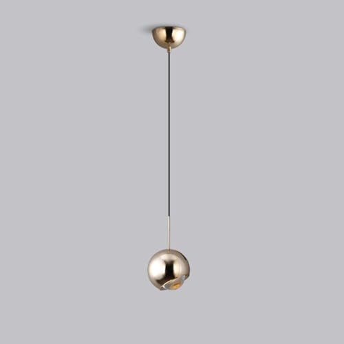 Lustre suspendu LED or pour une lumière chaude en salle à manger