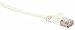 Produktbild S/CONN maximum connectivity RJ45 Flachkabel m. CAT 7 Rohkabel Slim weiß 5m