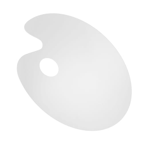 ERINGOGO Non-Slip Acrylic Pigment Tray Handheld Mixing Palette for Artist Easy to Clean for Art Projects Crafts