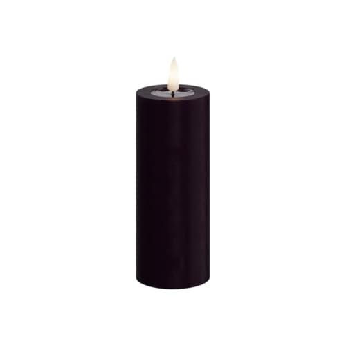 Bougie LED sans flamme violet foncé Deluxe Homeart sécurisée pour enfants et chats