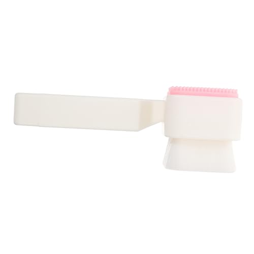 FRCOLOR Face Scrubber Brush Double Sided Facial Exfoliator for Deep Cleansing Soft and Durable for Makeup Removal and Skin Care Womens Face Washing Tool