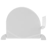 MUCKLILY Caja para Persianas Enrollables Manual de Abs Blanco con Correa de 5 Metros, Resistente y Duradera para Salón y Cocina