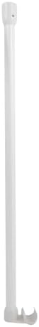 MSV Duschvorhangstange Deckenhalterung 60 cm weiß Aluminium