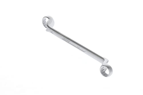 GEDORE Double-ended ring spanner, AF 24+30 mm, Offset, 5° angled, Slender, Bi-hex, UD profile, Spanner, 2 24X30 - Image 2