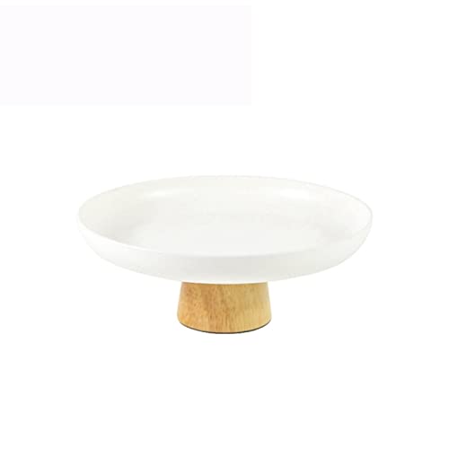 Evita el desorden en tu encimera usando esta canasta de frutas con soporte de madera