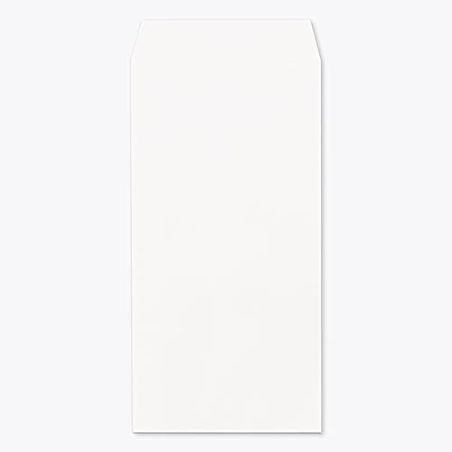 山櫻 封筒 長3 スミ貼 ECホワイトCoC 紙厚80g 〒枠ナシ 100枚 / A4三折用 白 無地 郵便番号枠なし 00513090-0100