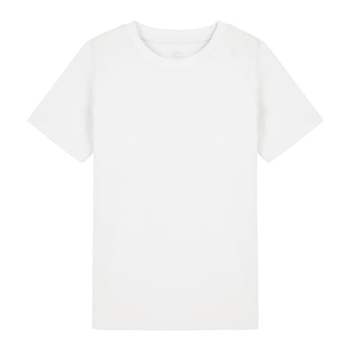 Image of Dreammonkey 2T-12Years Kids Cotton T-Shirt Short Sleeve Crew Neck Tshirt for Boys and Girls