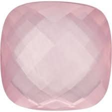 Quartz rose taille coussin 4,50 carats pierre lâche authentique pour bague et pendentif