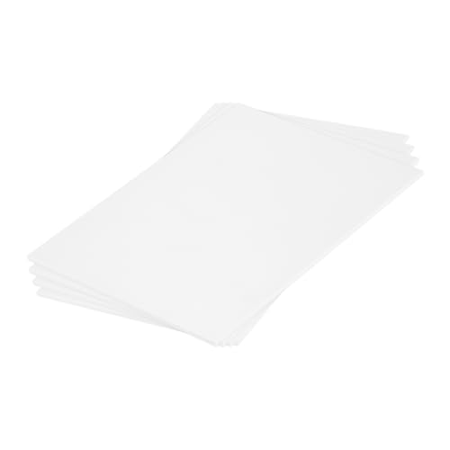 MECCANIXITY ABS Plastic Sheet 8 Inch x 6 Inch x 0.12 Inch ABS Styrene Sheets for Building Model DIY Crafts Panel White 4 Pcs