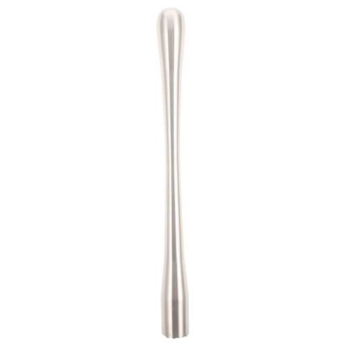 ULTECHNOVO Mortero de acero inoxidable para hielo picado, varita para cócteles y bebidas, mortero para bar de acero inoxidable
