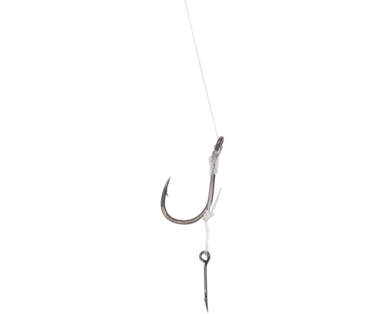 Korum Spiked 4" Method Hair Rigs Barbed x8 | Size 14 to 8lb | Coarse Fishing Hair Rigs for Big Fish with Heavy Line and Powerful Hooks | Barbed Bait Spike for Quick Bait Attachment | Code K0310396