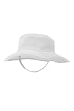 Coolibar UPF 50+ Baby Splashy Bucket Hat - Sun Protective (6-12 Months- White)
