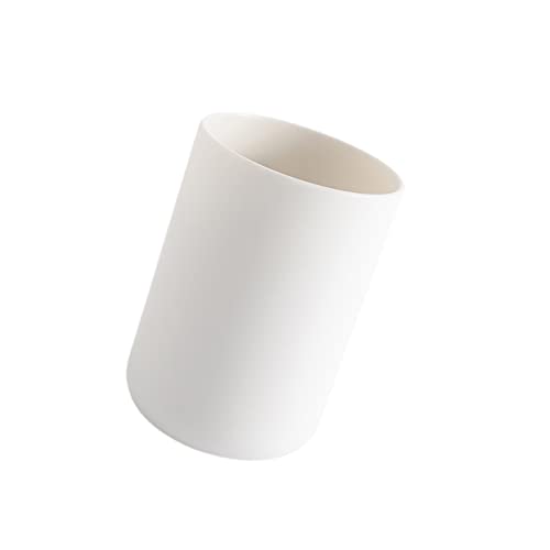 ASAKKURA 5pcs Solid Color Toothbrush Cup for Couples Elegant Portable Mouthwash Cups for Bathroom Lightweight and for Daily Use and Travel