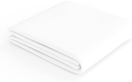 Amazon Basics Contains 1 fitted sheet, White, 200 cm x 200 cm x 30 cm — عرض 3