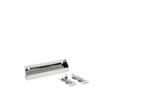 Image of REV-A-SHELF 11.25 inch Stainless-Steel Tip-Out Tray w /Hinges for Sink Base Cabinets