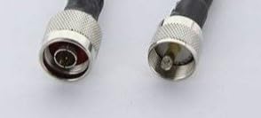 Times Microwave LMR-240/LMR240 Coaxial Jumper Assembly - 3 Feet - N-Male to UHF-Male Connector - for Ham/CB/Two-Way/Handheld/WiFi Radios, Signal Boosters, Routers, Amplifiers