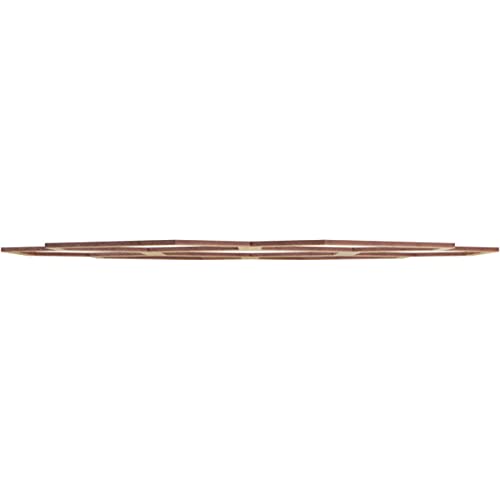 Image of Ekena Millwork 28 inchOD x 12 inchID x 1 /4 inchT Florin Wood Fretwork Pierced Ceiling Medallion, Hickory