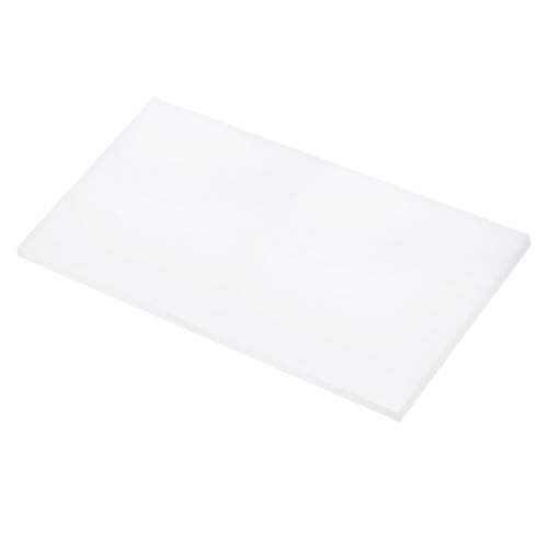 Image of 12 x 24 Inch UHMW Polyethylene Sheets, 1 /2 Inch Thick Ultra High Molecular Weight White Plastic Sheet [for Home, Industrial]