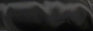 60 Wide Black Polyester Charmeuse Satin Fabric By the Bolt - 50 yards