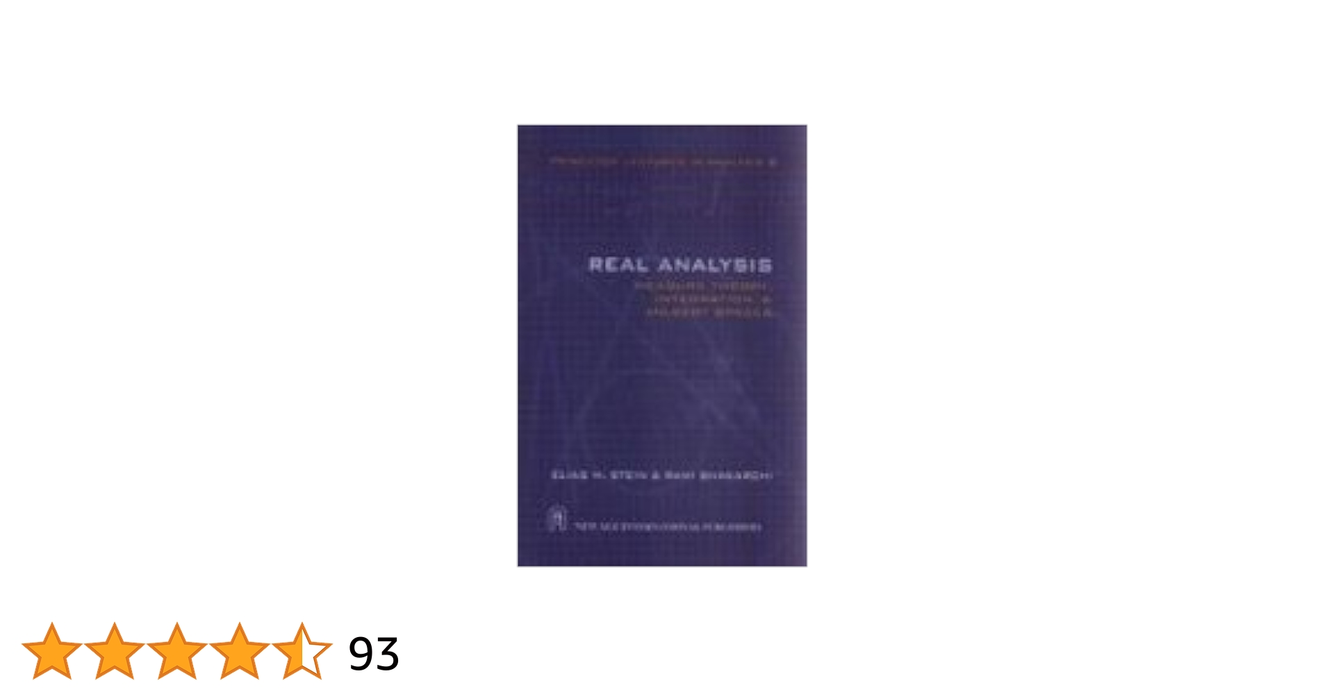 Real Analysis: Theory of Measure and Integration [ペーパー