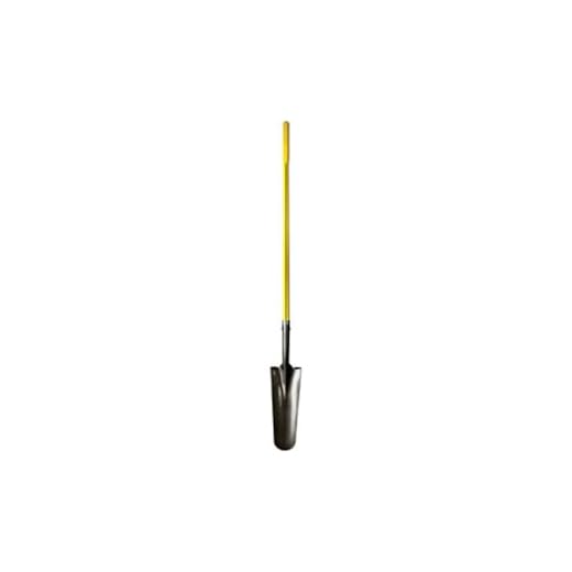 Nupla - 72095 SS16L-E Ergo Power Sharp Shooters Drain Spade, 16" Hollow Back Blade, Ergo Grip, 16 Gauge, 48" Long Handle