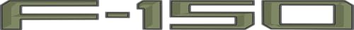 Image of Eurosport Daytona- Compatible with 2021-Current, Ford F150 Standard Tailgate Letters (OD Green)