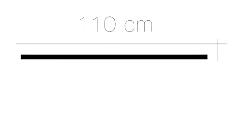 FORNOR 77094 Holzbesenstiel mit Gewinde, 110 cm, Braun