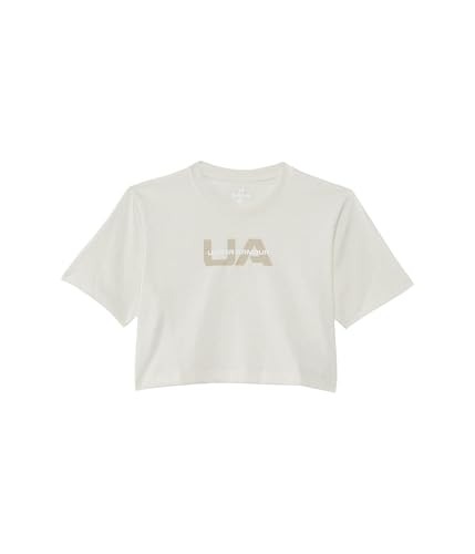 Under Armour Girls' Branded Boxy Short Sleeve Crop (Big Kid)