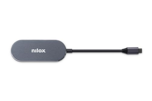 Mini Dock USB-HDMI Nilox con 3 puertos USB 3.0 y conexión Ethernet rápida 3