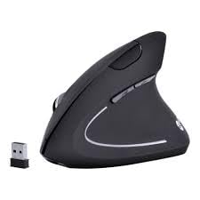 Mouse Ergonômico Vertical Sem Fio Ortopedico, Conforto e Precisão 2400 DPI Wireless, Reduz Tensão no Punho e Cotovelo, Ideal para Home Office e Gaming