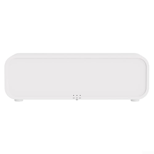 Yhenlovtt Abspp - Umidificatore con tessuto da 250 ml, diffusore di fiamme colorate, controllo domestico Whisperquiet per aromaterapia, telecomando 5 (bianco)