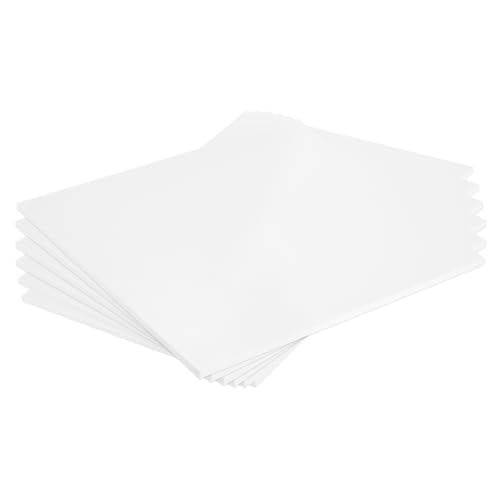 MECCANIXITY ABS Plastic Sheet 10 Inch x 8 Inch x 0.24 Inch ABS Styrene Sheets for Building Model DIY Crafts Panel White 6 Pcs