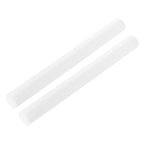 Image of MECCANIXITY ABS Plastic Rod Round Solid Bar 30 mm x 300mm White for DIY Model Material, Architectural Model Making, DIY Sand Table, Pack of 2