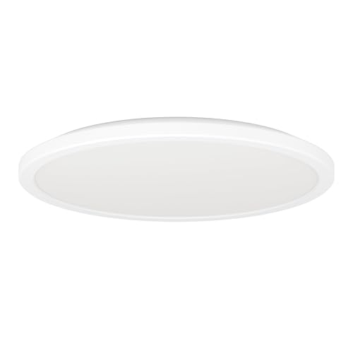 Eglo Rovito-Z Connect.Z Smart Home Lampa Sufitowa Led, Zigbee, Aplikacja i Sterowanie Głosem Alexa, Ciepła Biel-Zimna Biel, Rgb, Łazienkowa Ściemniana Lampa Sufitowa, Biała, i p44, Średnica 39 cm