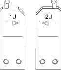 Pointe de rechange 2 J embout de marquage pour outil de gravure